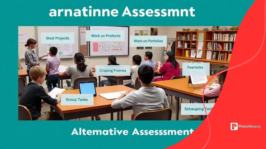Alternative assessment methods in education