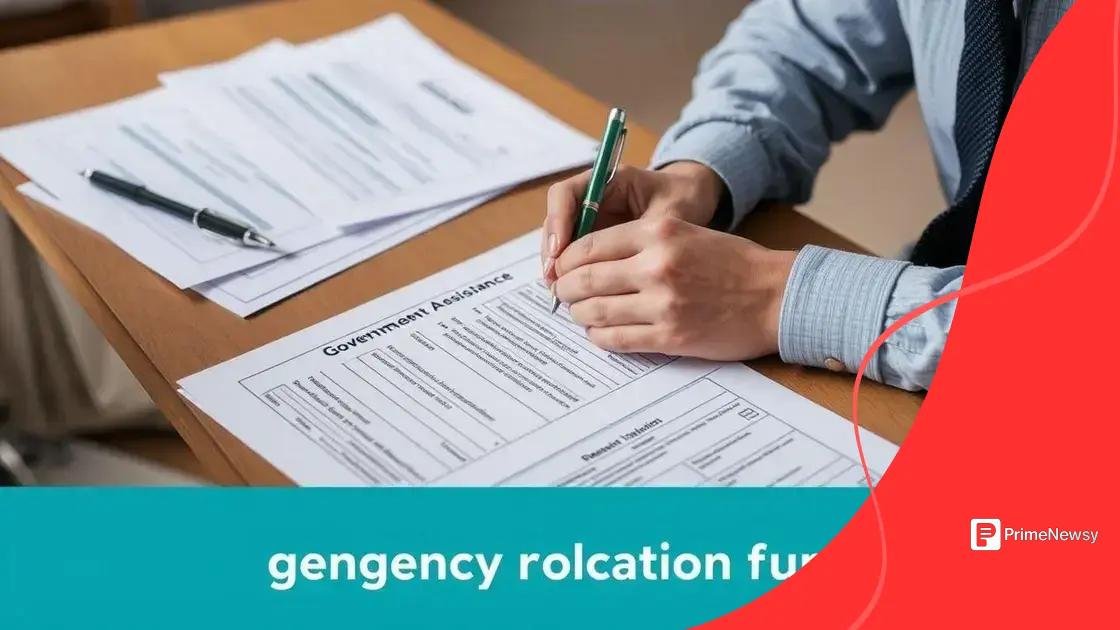 How to apply for emergency relocation funds
