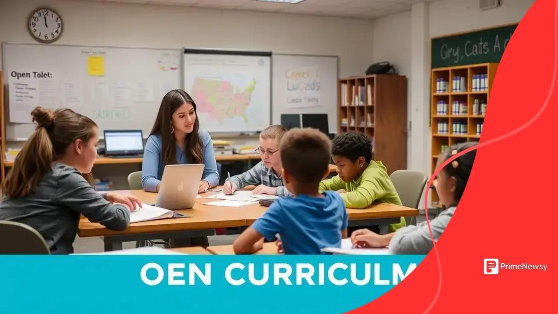 Strategies for implementing open curriculum design