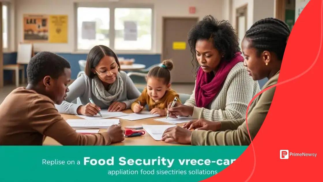 The process of obtaining food security vouchers
