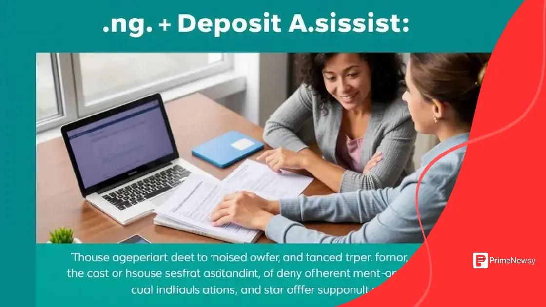 How to apply for housing deposit assistance