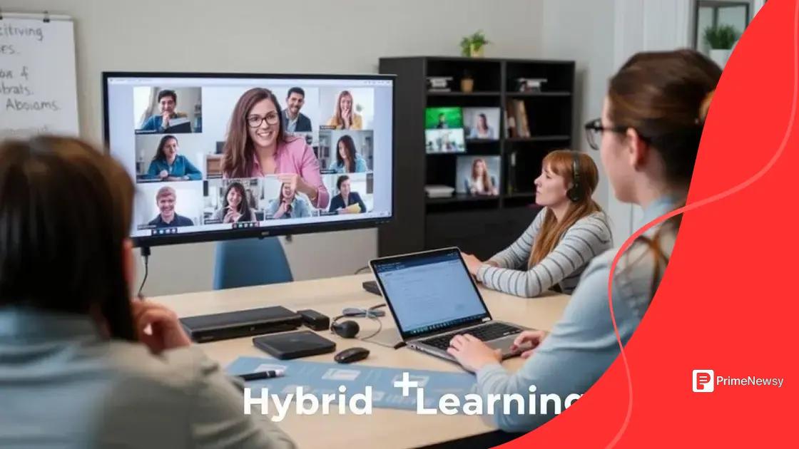 How to implement hybrid learning strategies