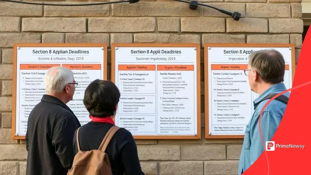 Important deadlines for Section 8 applications Important deadlines for Section 8 applications