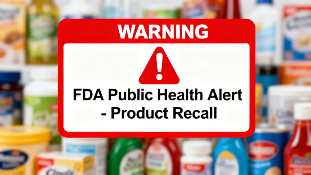 Public Health Alert: FDA Recalls 7 Contaminated Products