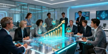 Professionals analyzing 2026 job market forecast and wage growth data