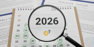 Calendar showing 2026 dates with benefits highlighted, symbolizing SSI payment schedules.