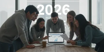 Students reviewing student loan forgiveness documents for 2026 eligibility